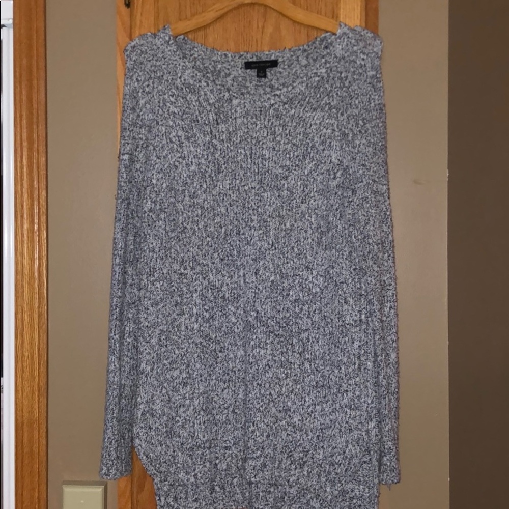 Tunic slit side sweater